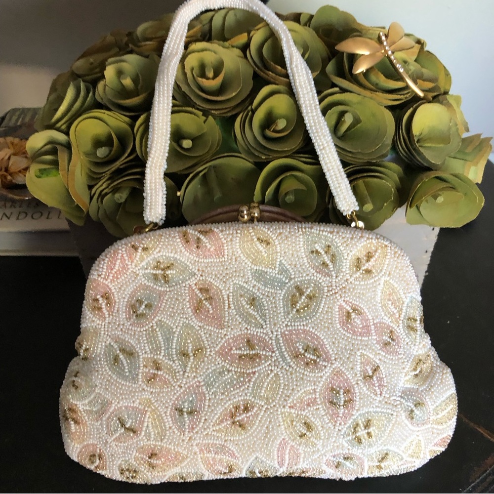 Vintage All Beaded Evening Bag/Clutch - Picture 2 of 13